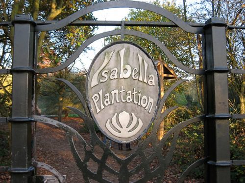 Isabella Plantation gates at Richmond Park, London - © L. Silberstein