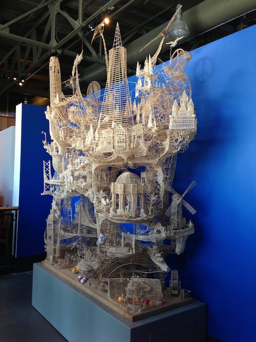 Toothpick Sculpture at Exploratorium, San Francisco © LoveToEatAndTravel.com