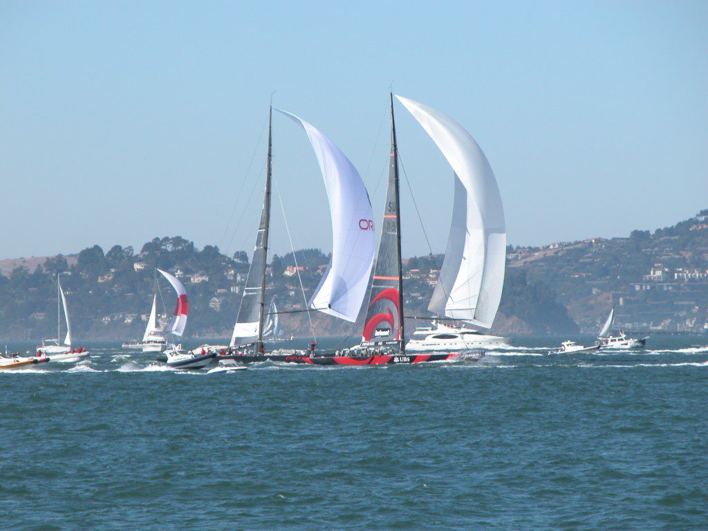 Sailing in San Francisco Bay - Sailboats - All Rights Reserved Love to Eat and Travel