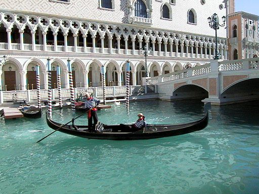 Romantic Gondola Rides at The Venetian Las Vegas © LoveToEatAndTravel.com