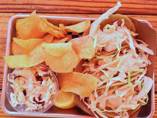 New England Lobster Market and Eatery Restaurant in Burlingame California - Lobster Tacos