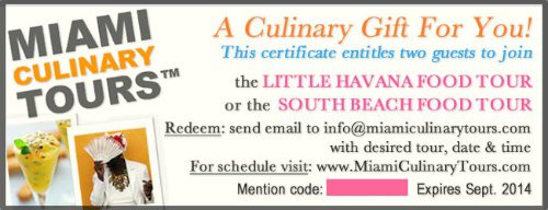 Win Two Free Tickets to a Miami Food Tour – © Miami Culinary Tours