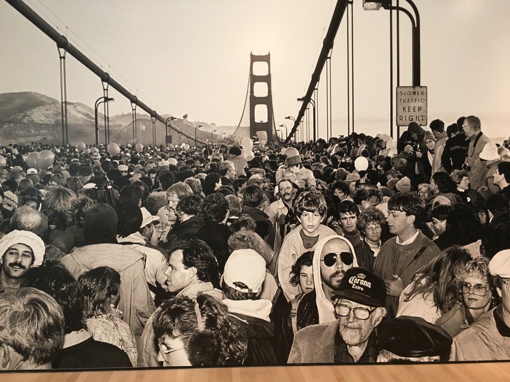 Golden Gate Bridge Fiftieth Anniversary, 1987 at SFMOMA - © Michael Jang; photo: Don Ross