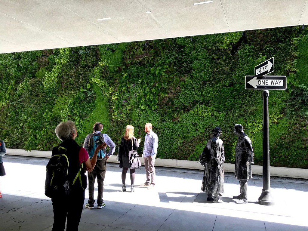 Living Wall on the Sculpture Terrace at SFMOMA - photo © Love to Eat and Travel