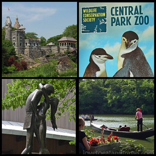Belvedere Castle, Central Park Zoo, Romeo & Juliet statue, Gondola Rides in Central Park Lake, NYC - © LoveToEatAndTravel.com