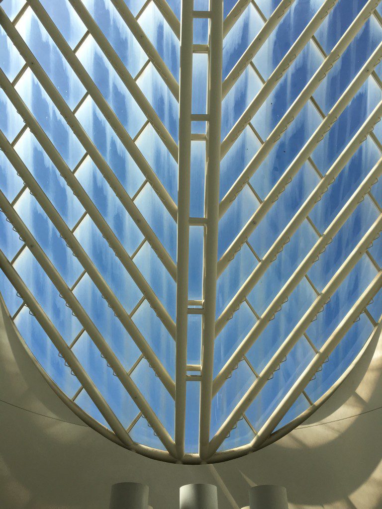 Looking up at Atrium Oculus at SFMOMA - photo © Love to Eat and Travel