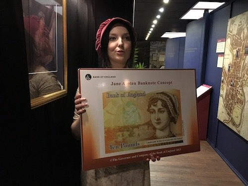 Jane Austen featured on England's £10 note in mid-2017 - photo © Love to Eat and Travel