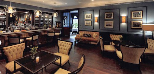 Montagu Bar & Champagne Lounge at The Royal Crescent Hotel & Spa in Bath, UK - photo © The Royal Crescent Hotel & Spa