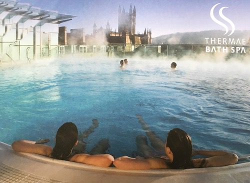 Thermae Bath Spa's open-air rooftop pool in Bath, UK - photo © Thermae Bath Spa
