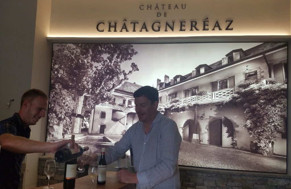 Lausanne area - Chateau de Chatagnereaz historic winery tasting - Credit: Deborah Grossman