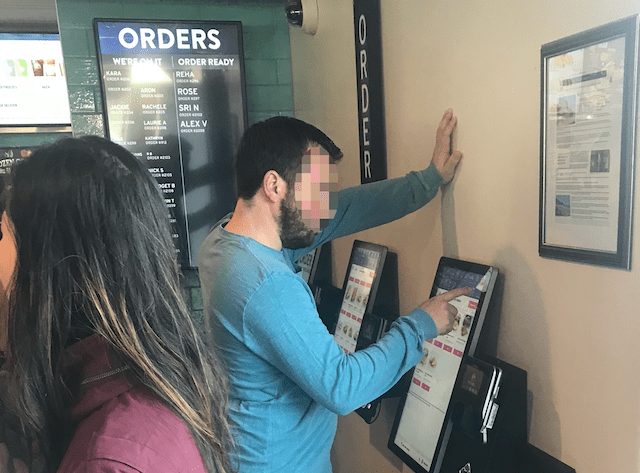 Touch-screen Terminal at Taco Bell
