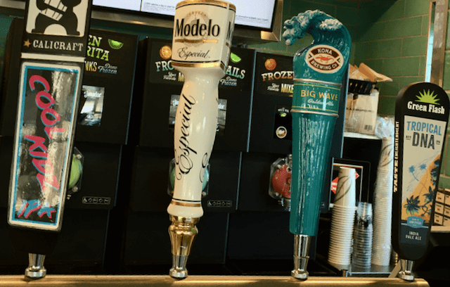 Beer on Tap at Beachfront Taco Bell