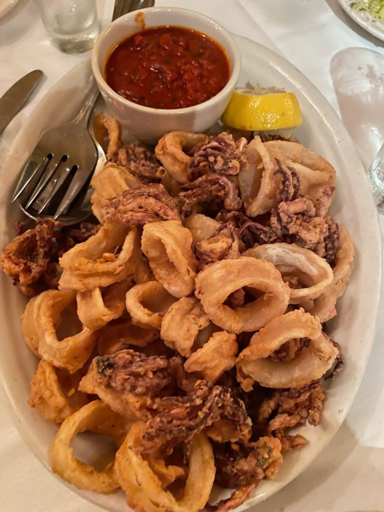 Fried Calamari at Carmines NYC -
