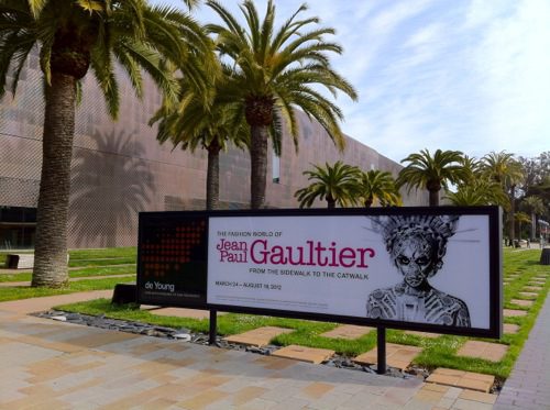 The Fashion World of Jean Paul Gaultier: From the Sidewalk to the Catwalk exhibit at the de Young Museum in San Francisco