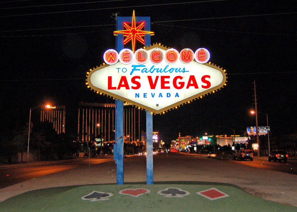 Famous "Welcome to Fabulous Las Vegas Nevada" sign © LoveToEatAndTravel.com