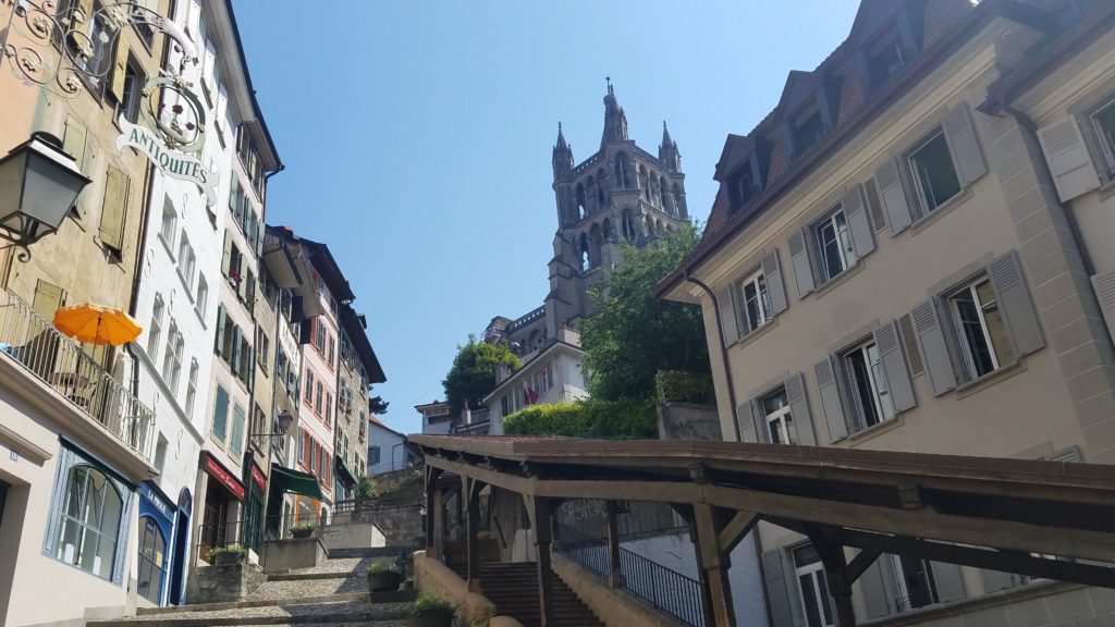 Lausanne Hill to cathedral - Credit: Deborah Grossman