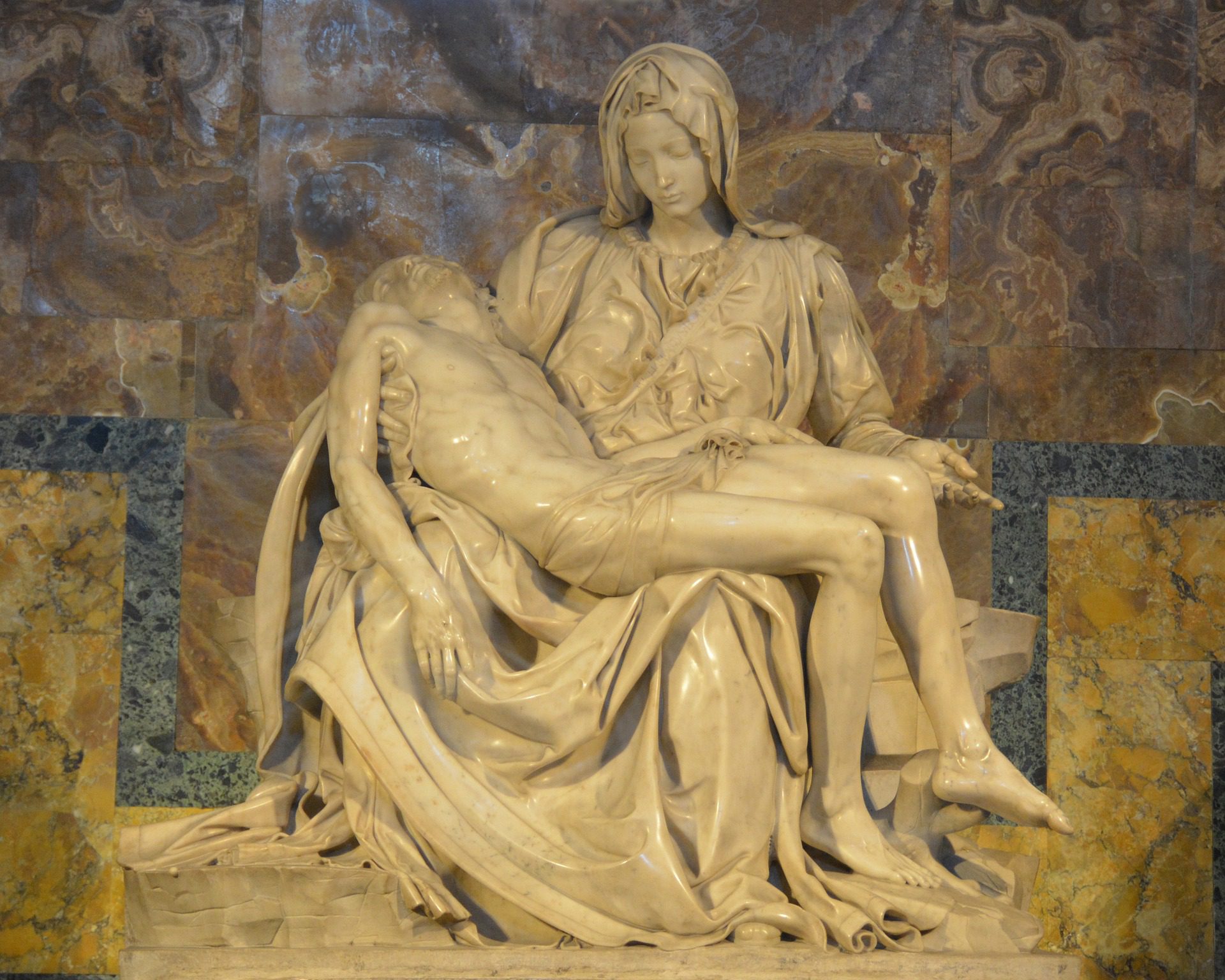 Michangelo's Pieta, St. Peter's Basilica, Rome