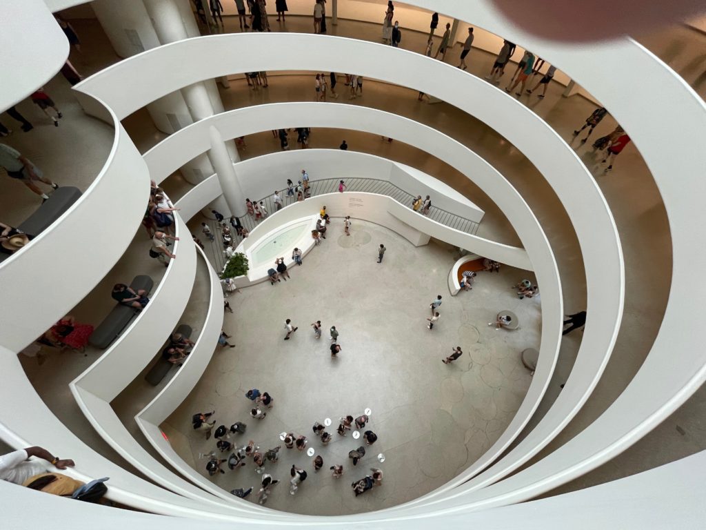 Guggenheim Museum circular walkway, New York
