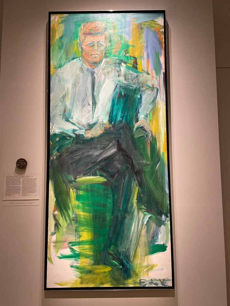 President JFK at the National Portrait Gallery - © lovetoeatandtravel.com