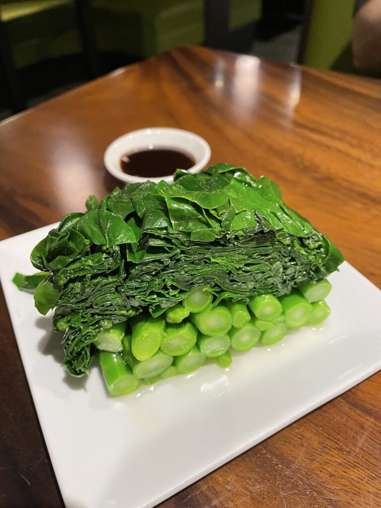 Chinese Broccoli with Oyster Sauce at City View Restaurant, Chinatown, SF - © lovetoeatandtravel.com