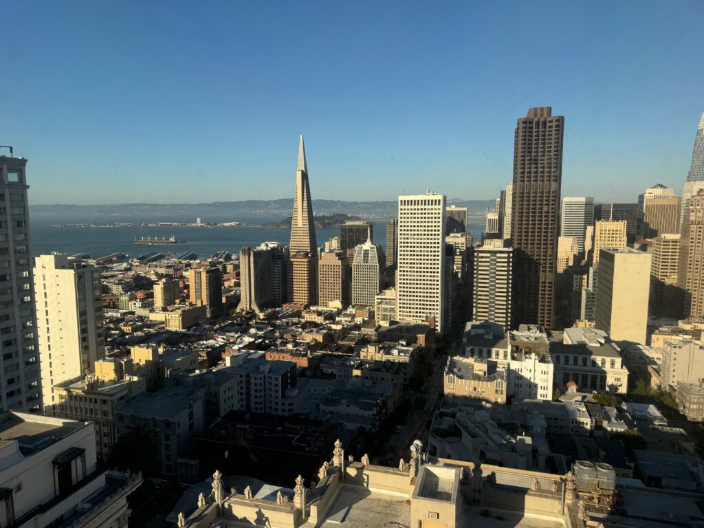 SF Skyline from Top of the Mark - © lovetoeatandtravel.com