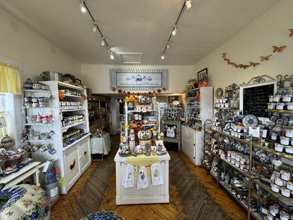 Mendocino Jams & Preserves shop in Mendocino - © lovetoeatandtravel.com